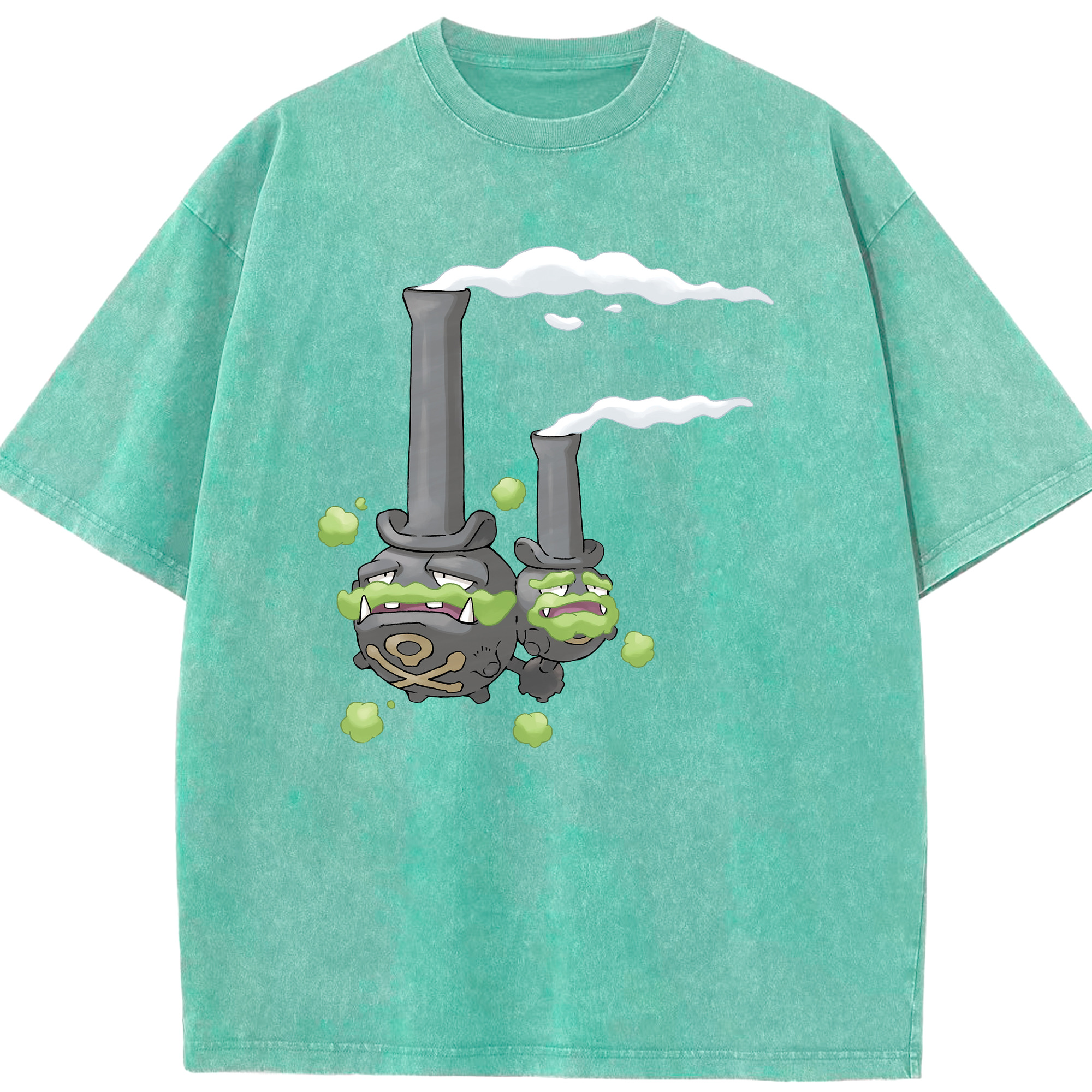 （画像用） ポケットモンスター Pokémon 綿100% ヴィンテージ風 半袖Tシャツ（フロントプリント）